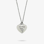 Custom Handwriting Necklace, Heart Shape Pendant